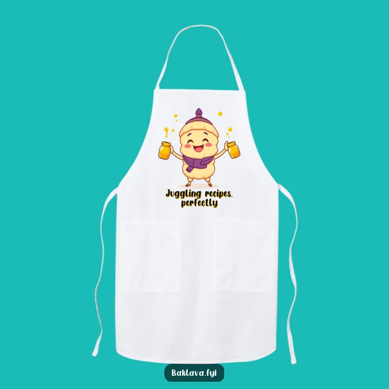 Funny Baklava Apron: Honey Juggler - Kitchen Fun Gift