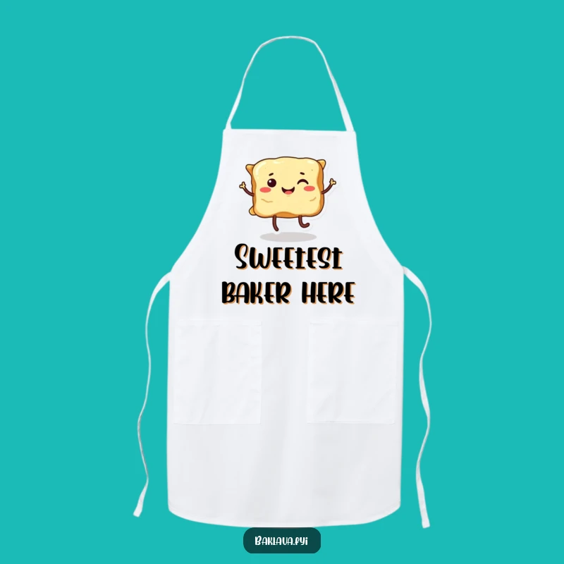 Funny Dancing Baklava Apron: Kitchen Fun with Sweet Moves