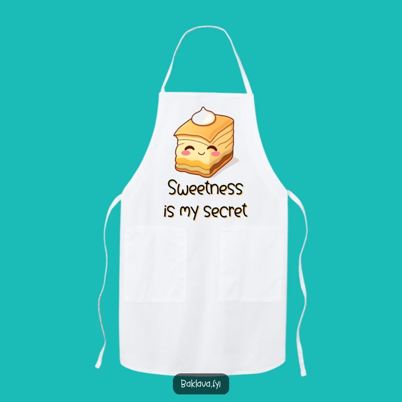 Funny Winking Baklava Apron - Kitchen Fun for Sweet Cooks