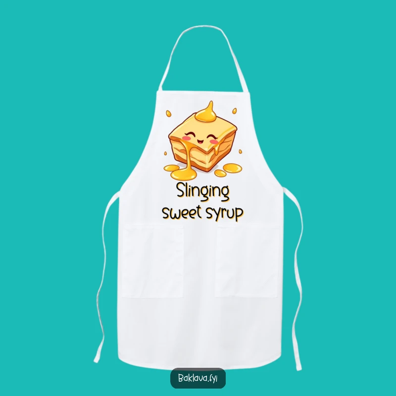 Funny Baklava Juggling Honey Apron - Cook with Sweet Skill and Humor