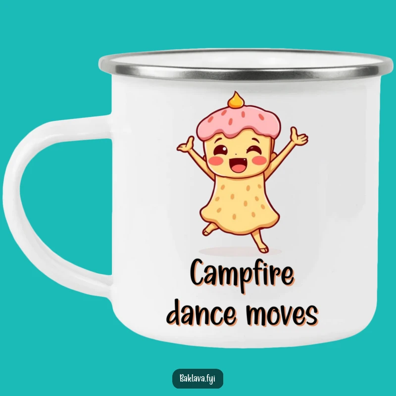 Funny Baklava Dance Camping Mug: Your Hilarious Celebration Companion