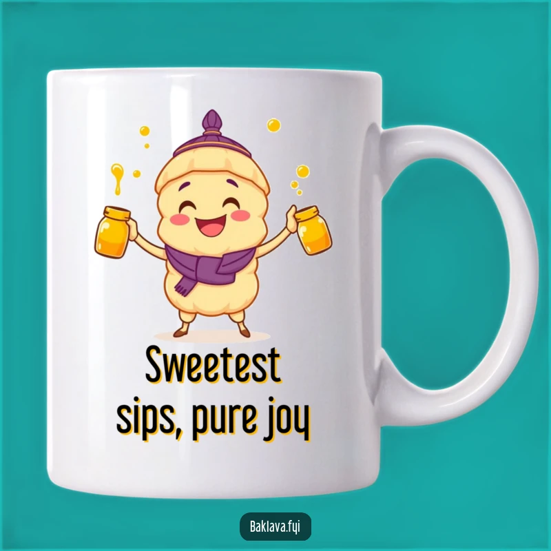 Funny Baklava Juggler Mug: Honey Jar Delight - Perfect Humorous Gift