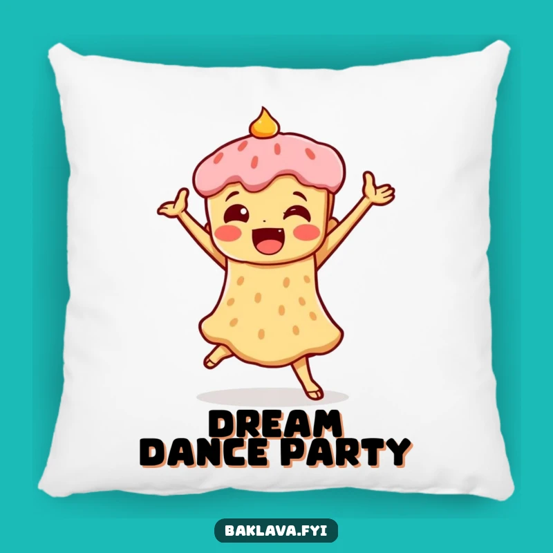 Funny Baklava Dance Pillow: Add Comfy Celebration and Sweetness to Your Space