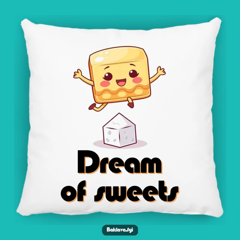 Funny Baklava Pillow: Sweet Comfort, Hilarious Dessert Accent
