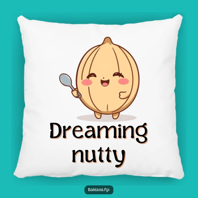 Funny Walnut Wink Pillow - Cozy Nut Design for Snack Lovers & Gift
