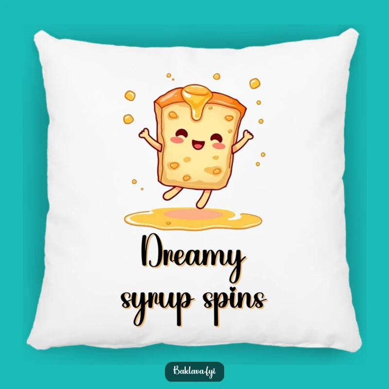 Funny Baklava Dancer Pillow: Sweet Comfort with Humorous Style