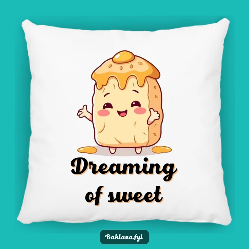 Funny Baklava Hug Pillow - Cozy Up with this Sweet and Hilarious Comfort!