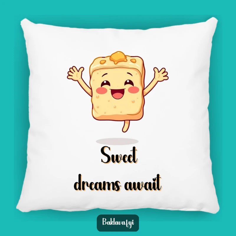 Funny Baklava Pillow: Sweet Dreams and Cozy Comfort