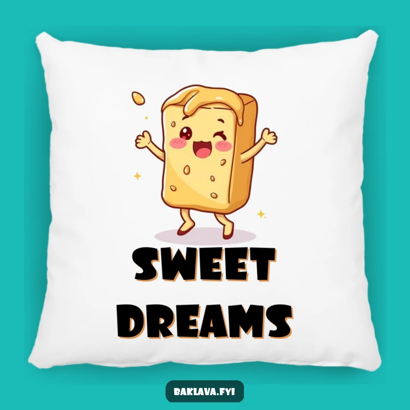 Soft Funny Dancing Baklava Pillow: Comfort Meets Dessert Humor