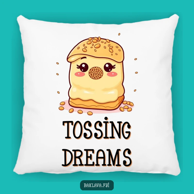 Funny Juggling Baklava Pillow - Cozy Up with this Playful and Hilarious Comfort!