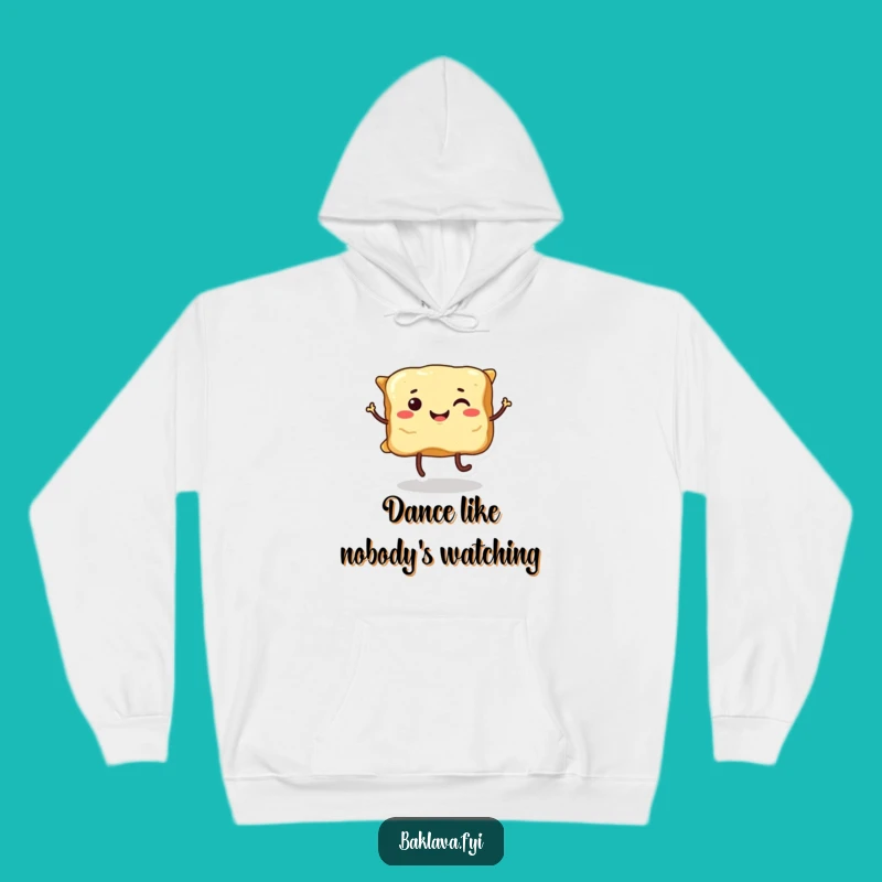 Cozy Funny Dancing Baklava Hoodie: Warmth and Sweet Moves for a Gift