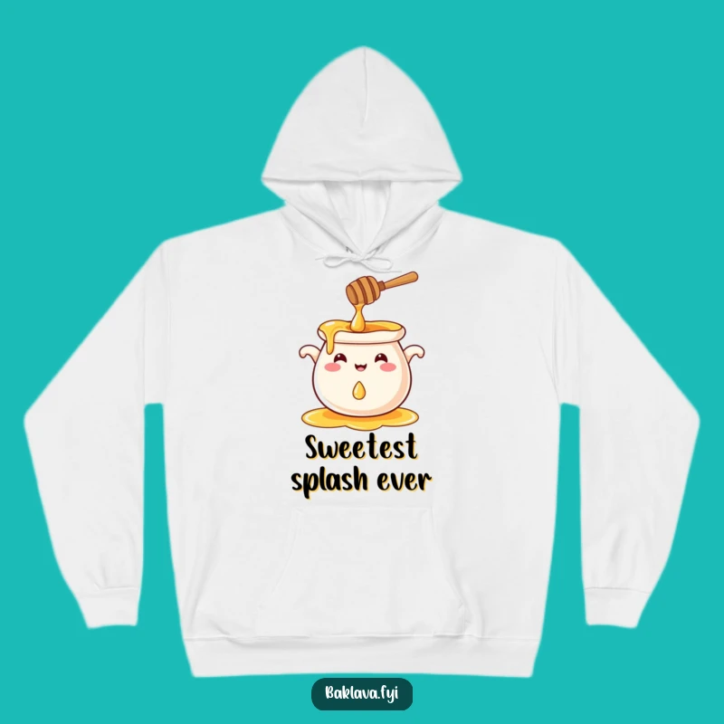 Cozy Funny Smiling Honey Pot Hoodie: Sweet Comfort and Warmth