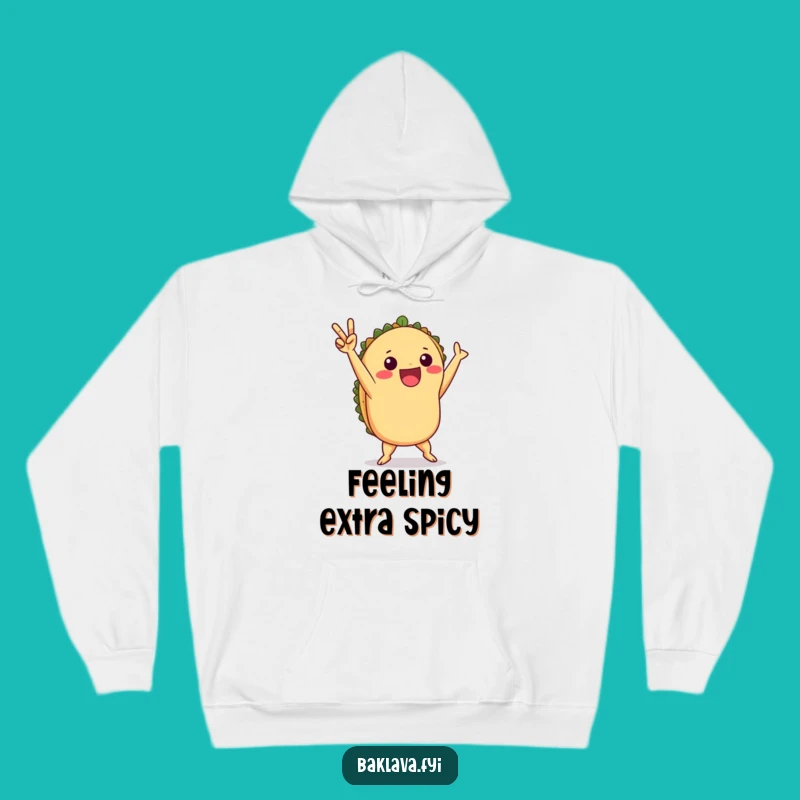 Funny Taco Victory Dance Hoodie: Cozy Up with Fiesta Vibes