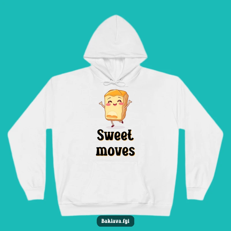 Funny Baklava Jig Hoodie - Cozy Pastry Design for Dessert Lovers & Gift
