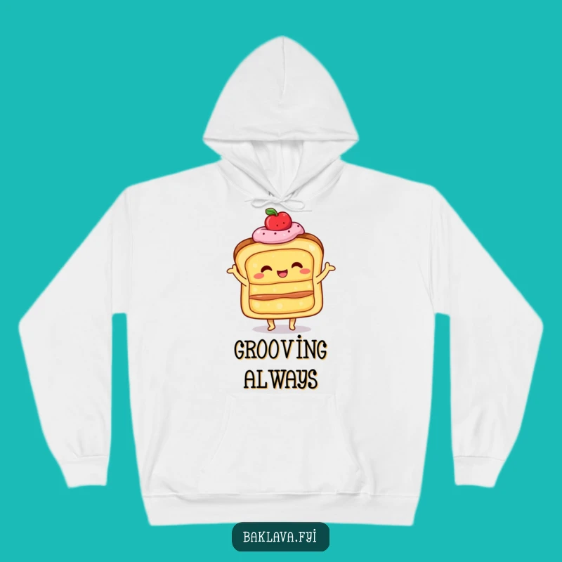Funny Shimmy Pastry Hoodie - Cozy Layered Treat Comfort Gift