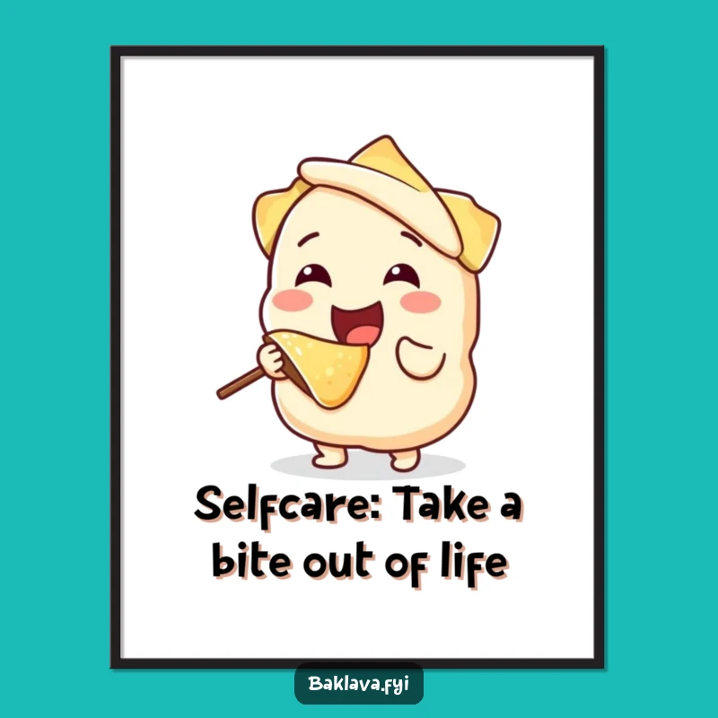 Free Printable Phyllo Dough Wall Art: Funny Kawaii Downloadable Decor for Kitchen