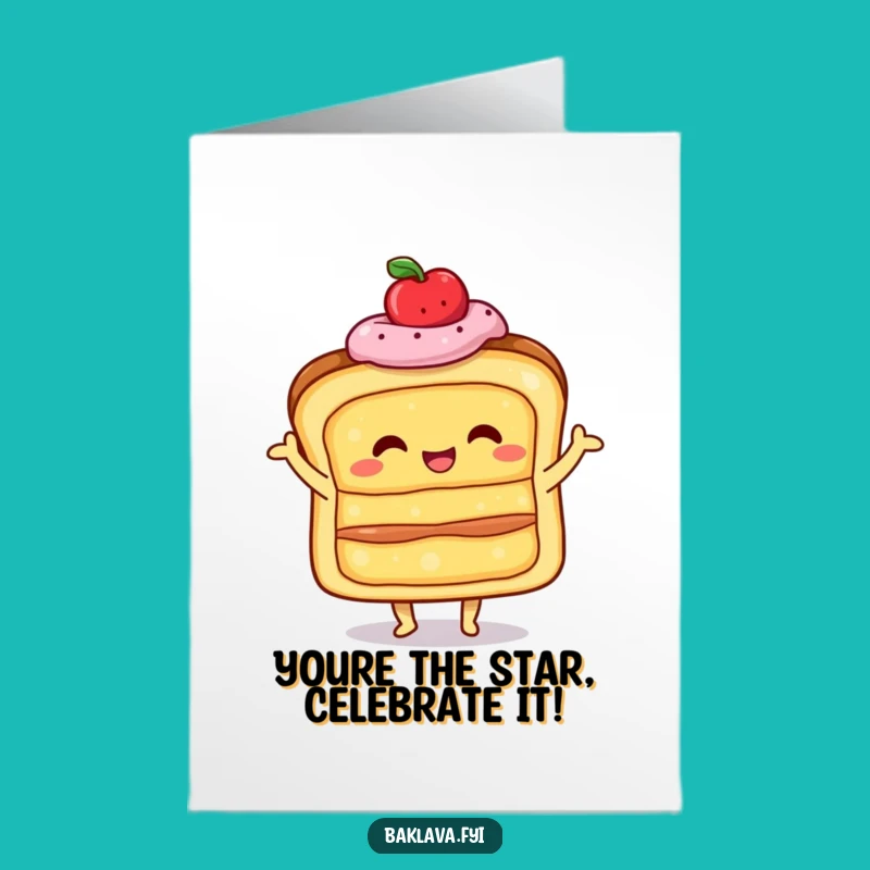 Free Printable Shimmy Pastry Congrats Card - Energetic Downloadable Gift for Achievements