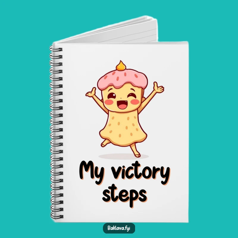 Funny Baklava Dance Notebook: Jot Down Triumphs with Sweet Flair