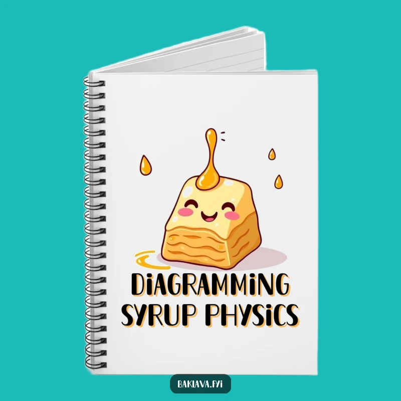 Funny Baklava Juggling Syrup Notebook: Jot Down Sweet Ideas with Flair!