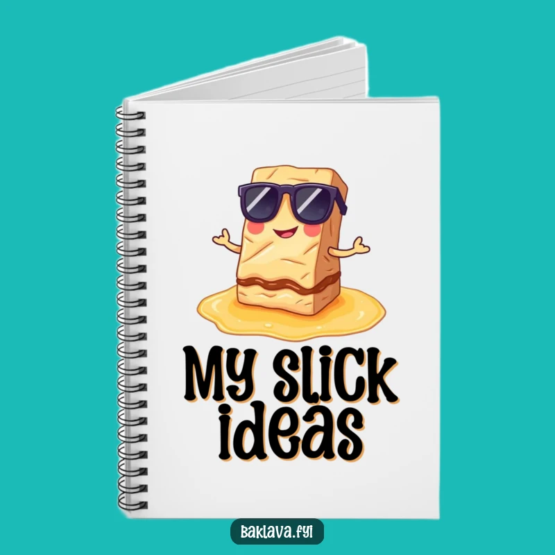 Funny Cool Baklava Notebook - Jot Down Ideas with Hilarious Style!