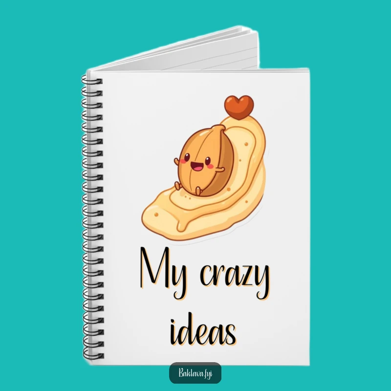 Funny Nut Rolling Pastry Notebook: Jot Down Ideas with Deliciously Humorous Flair
