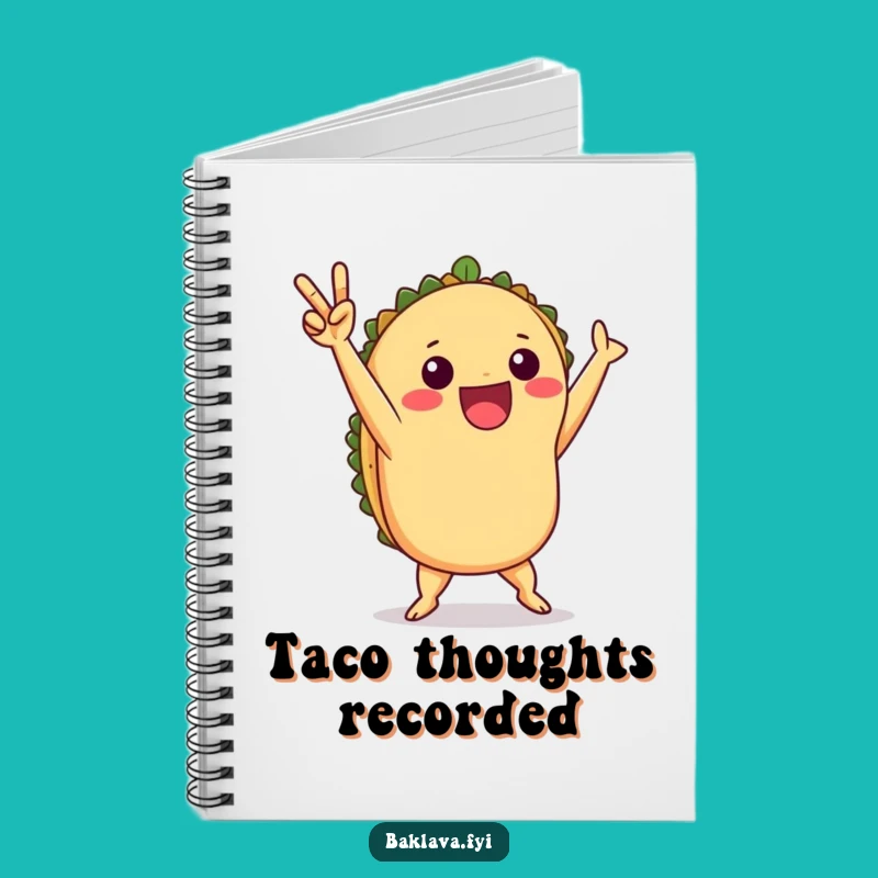 Funny Taco Victory Dance Notebook: Jot Down Fiesta Ideas