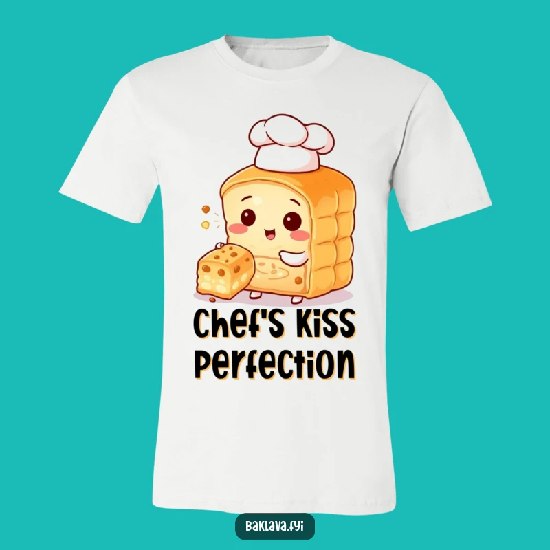 Funny Baklava Chef T-Shirt: Cute Pastry Offering Bite Tee Gift