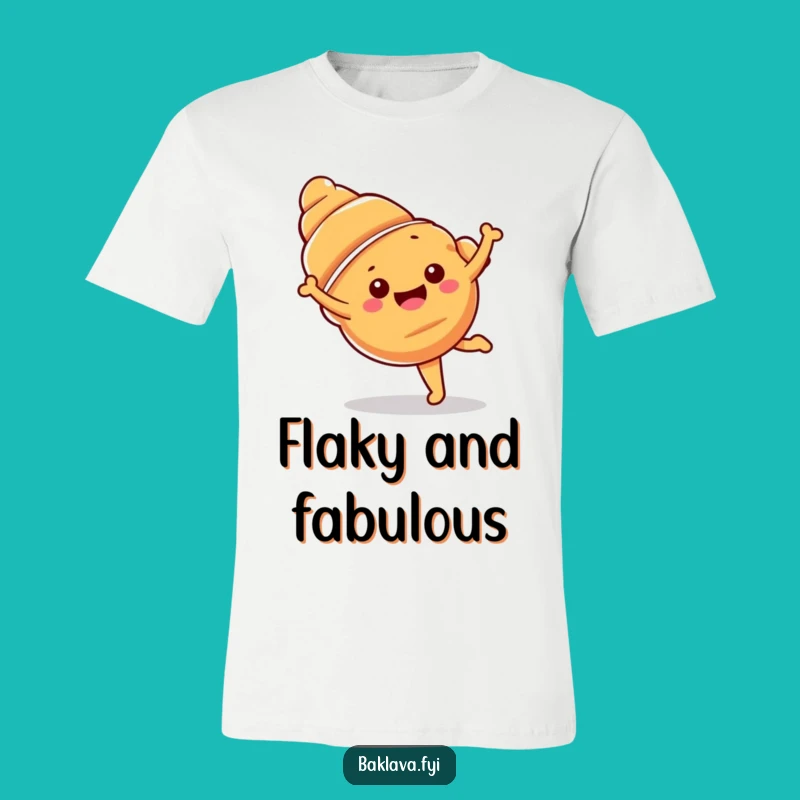 Funny Croissant Cartwheel T-Shirt: Wear Your Breakfast Joy