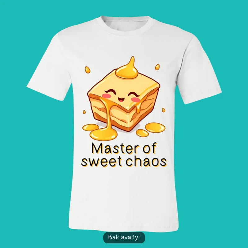 Funny Baklava Slice Juggling Honey T-Shirt - Wear Your Sweet Skills