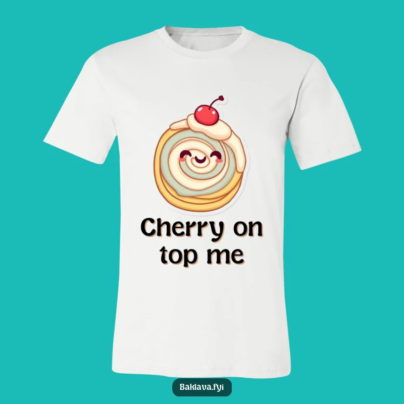 Funny Twirling Pastry Tee: Wear Your Joyful Dessert Style