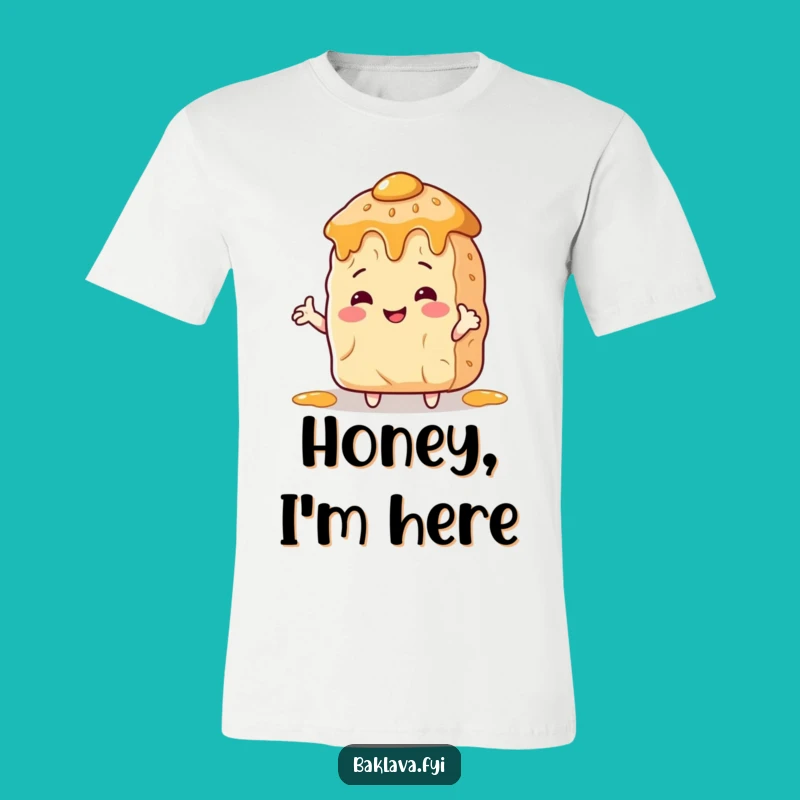 Funny Baklava Hug T-Shirt - Wear Your Love for Sweets with Hilarious Style!