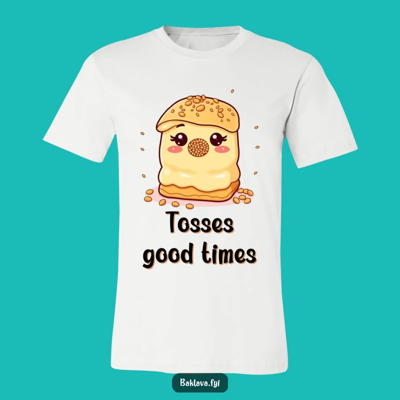 Funny Juggling Baklava T-Shirt - Wear Your Playful Side with Hilarious Style!