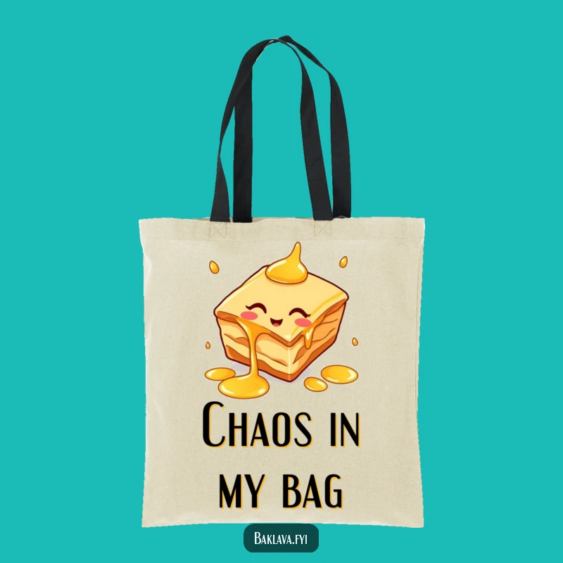 Funny Baklava Juggling Honey Tote Bag - Carry Sweetness with Skill