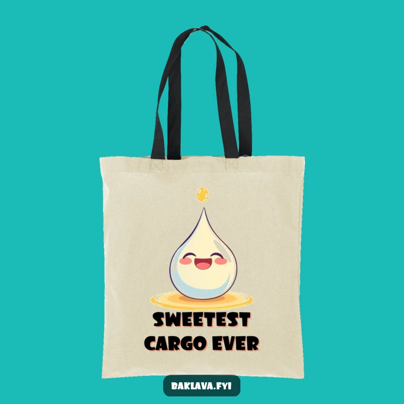 Funny Syrup Droplet Tote Bag - Carry Your Joy with This Hilarious Bag